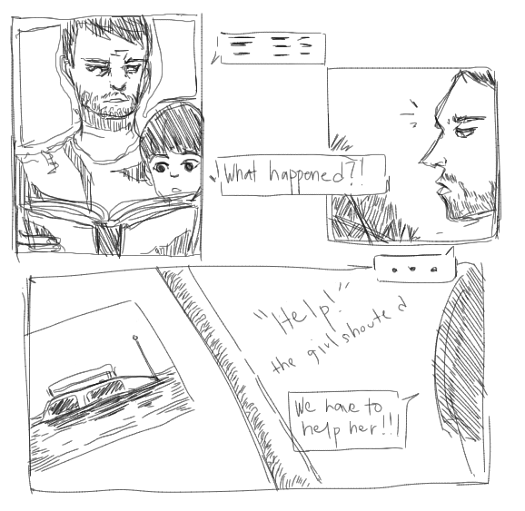 Drawing in Cannot dream of her by Cat Person