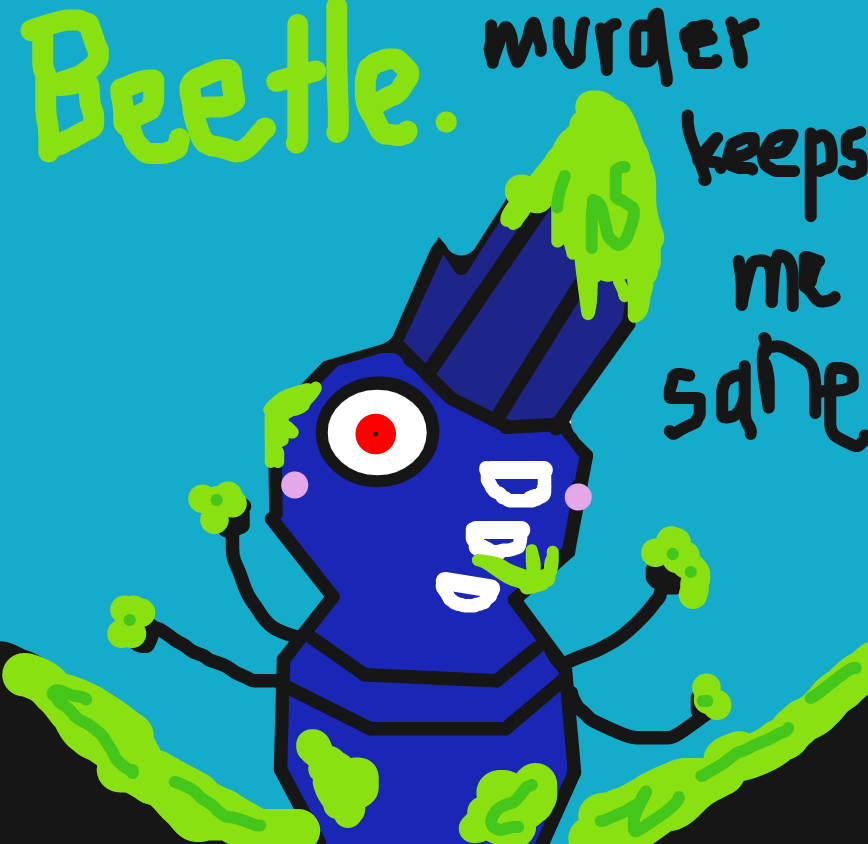 Murder keeps me sane - Online Drawing Game Comic Strip Panel by Va sua