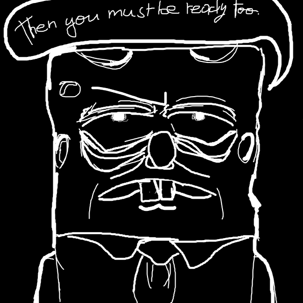 Drawing in Spongebob by l’intrus