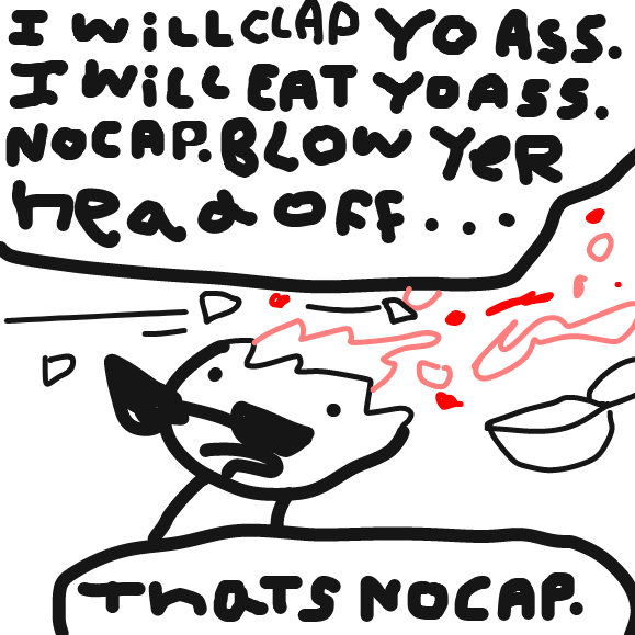 Drawing in Let us rap by andyboo