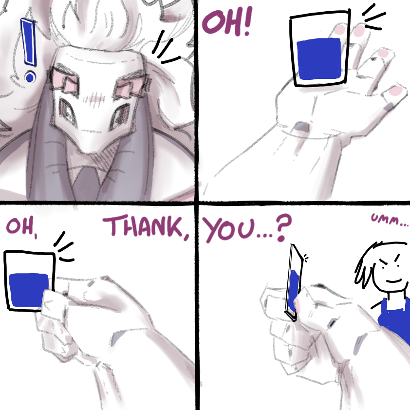 Drawing in no need to be upset! yeesh,, by Rozical