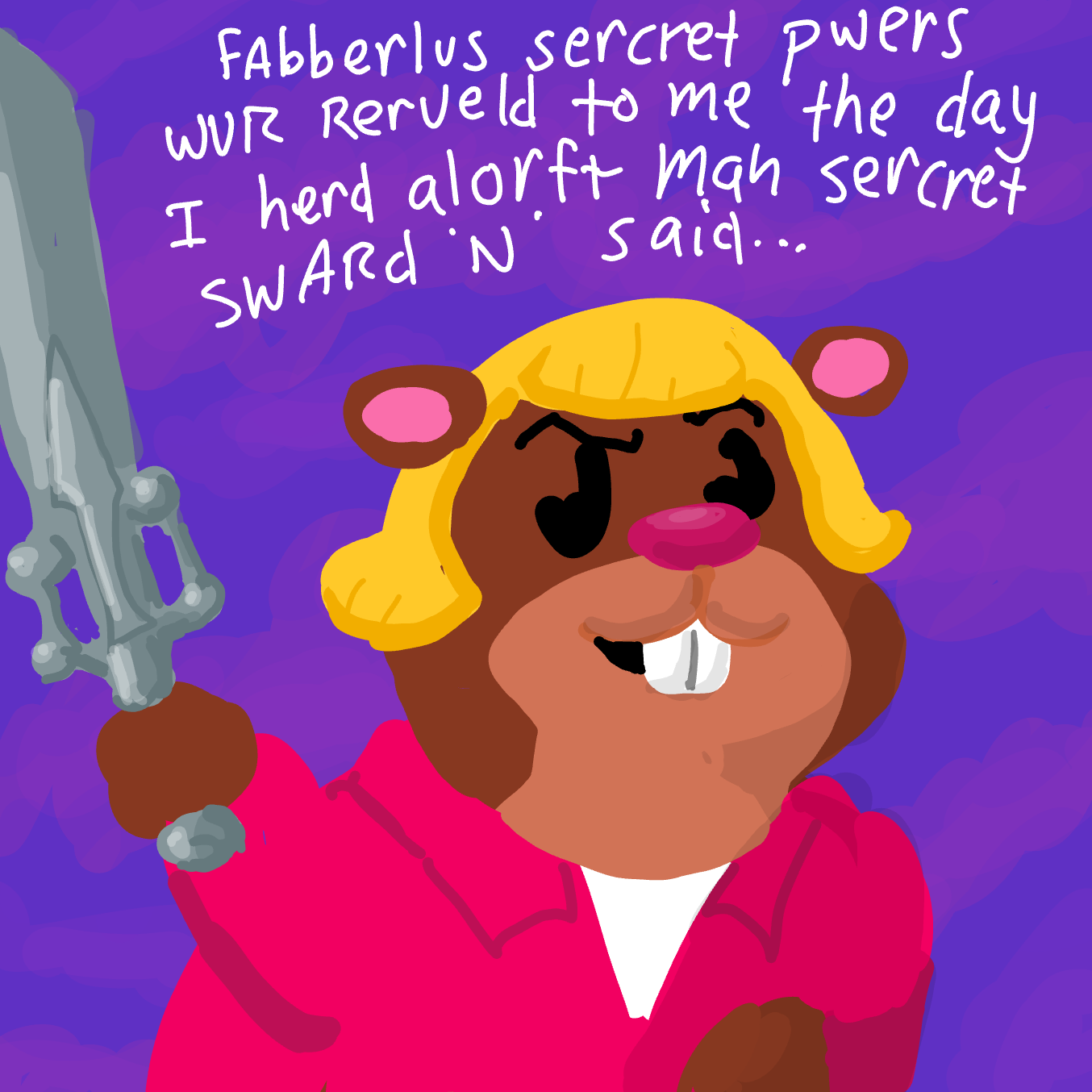 Drawing in Ham-Ster by Wizard Croissant