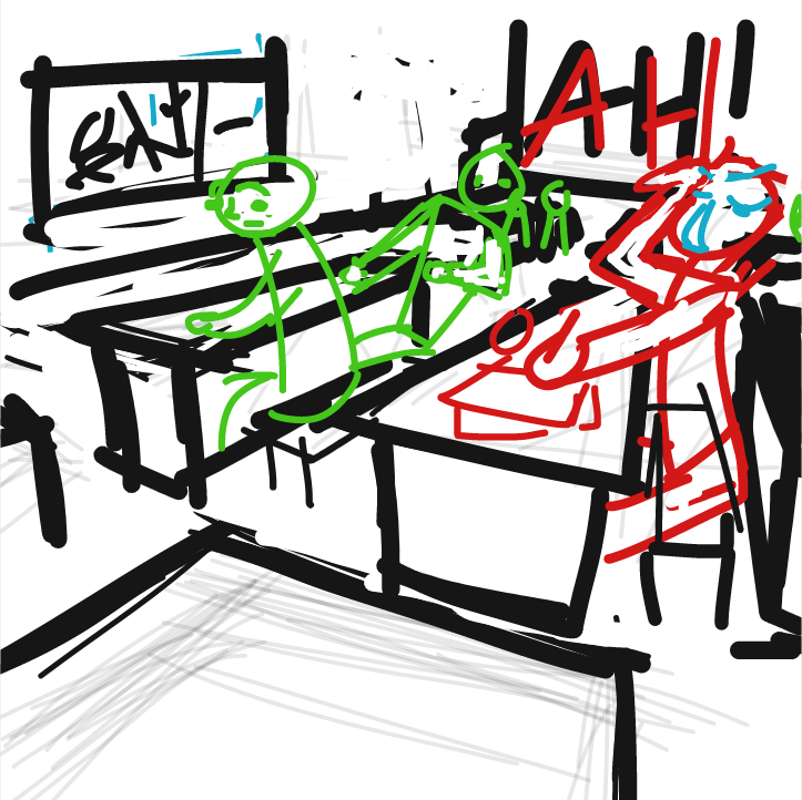 Drawing in M m m by 9equalsbrine