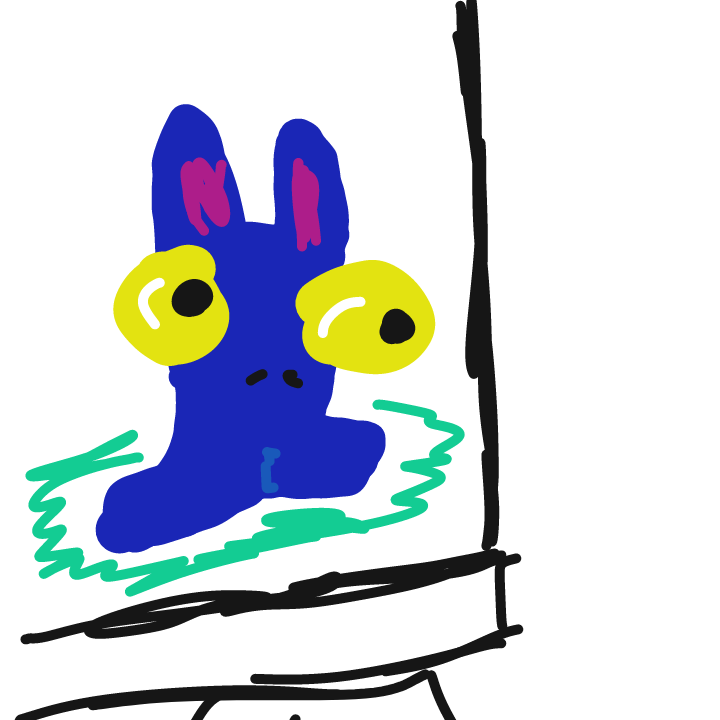 The drawing the snake drew. - Online Drawing Game Comic Strip Panel by LizardPie34