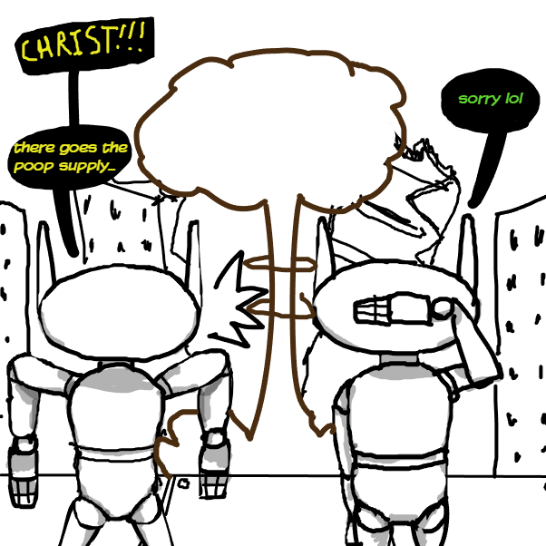 Drawing in It Explodes in the End by montesquieu