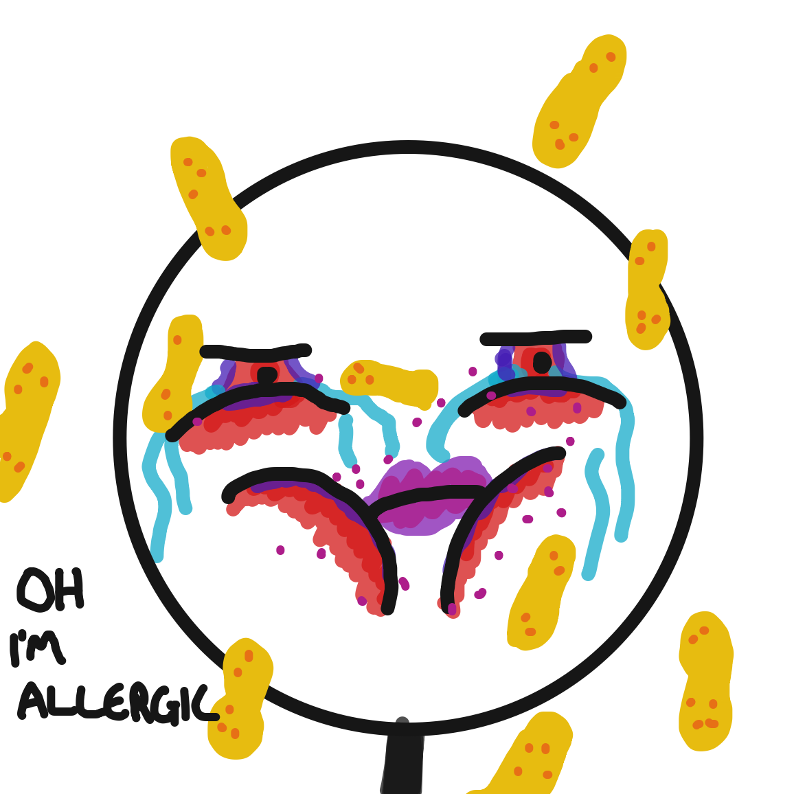 Drawing in Its Raining Peanuts! by joshyouart