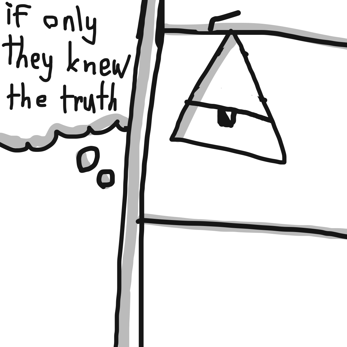 If only they knew the truth about Blaorb - Online Drawing Game Comic Strip Panel by Uugh