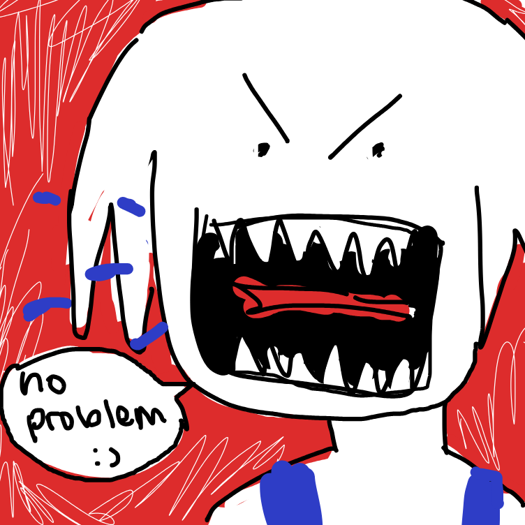 Drawing in no need to be upset! yeesh,, by nooz