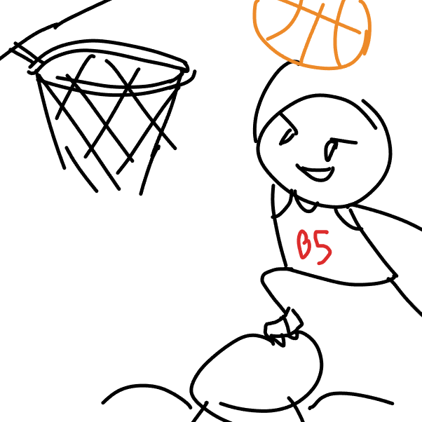 Drawing in Running Out of Time: Basketball Frenzy by SeanTrunks