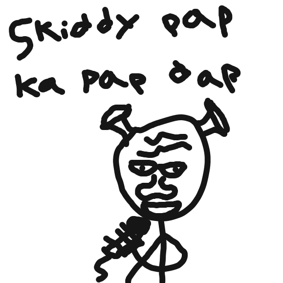 Drawing in Let us rap by JoeDahToe