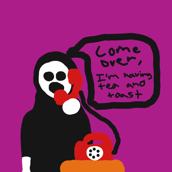 Drawing in What happens next? by JoeDahToe