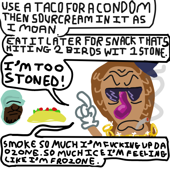 Drawing in LETS RAP 1 MO AGEN  by andyboo