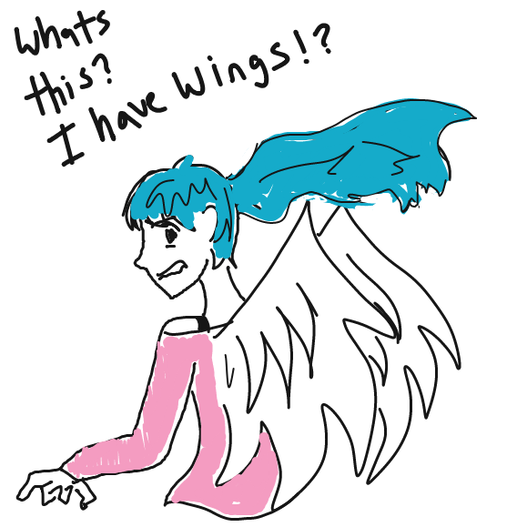 Liked webcomic Suddenly... W I N G S