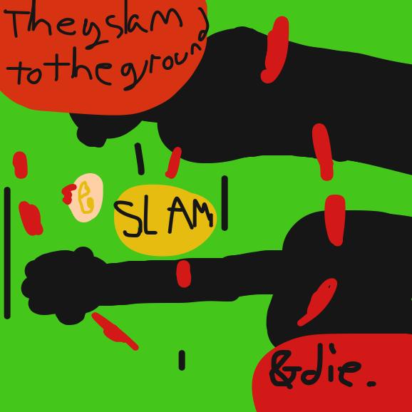 Drawing in Long Neck Luke V: I have no idea what's going on by TheYellowMan