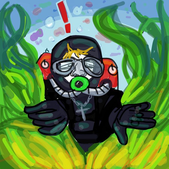 Drawing in Holy Diver by Mojomos