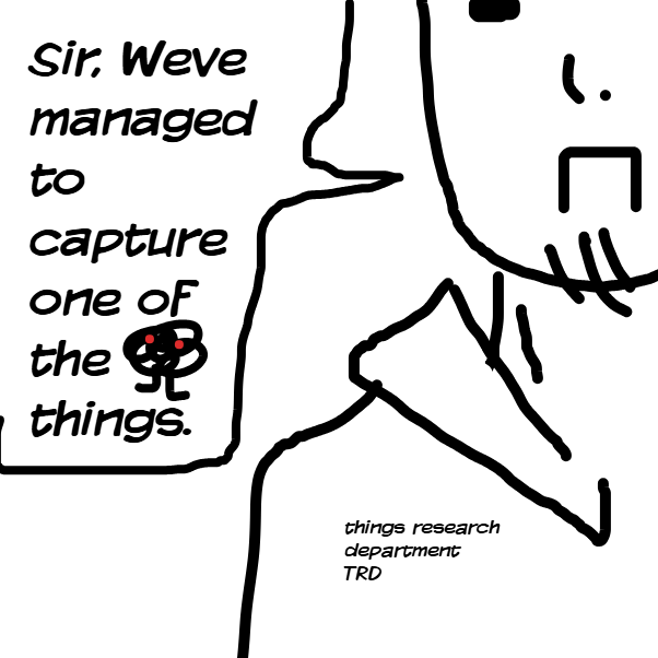 Drawing in What is THING by pansreader