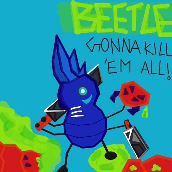 Drawing in Journey of Beetle pt#2 by Freezershadow51