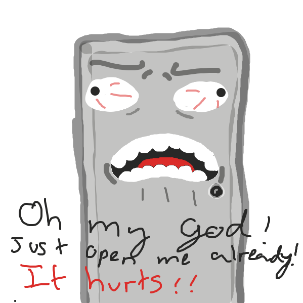 Drawing in The door by @valecocoj