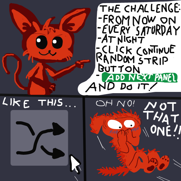 Cancel the challenge! Cancel the challenge!  - Online Drawing Game Comic Strip Panel by Vytron