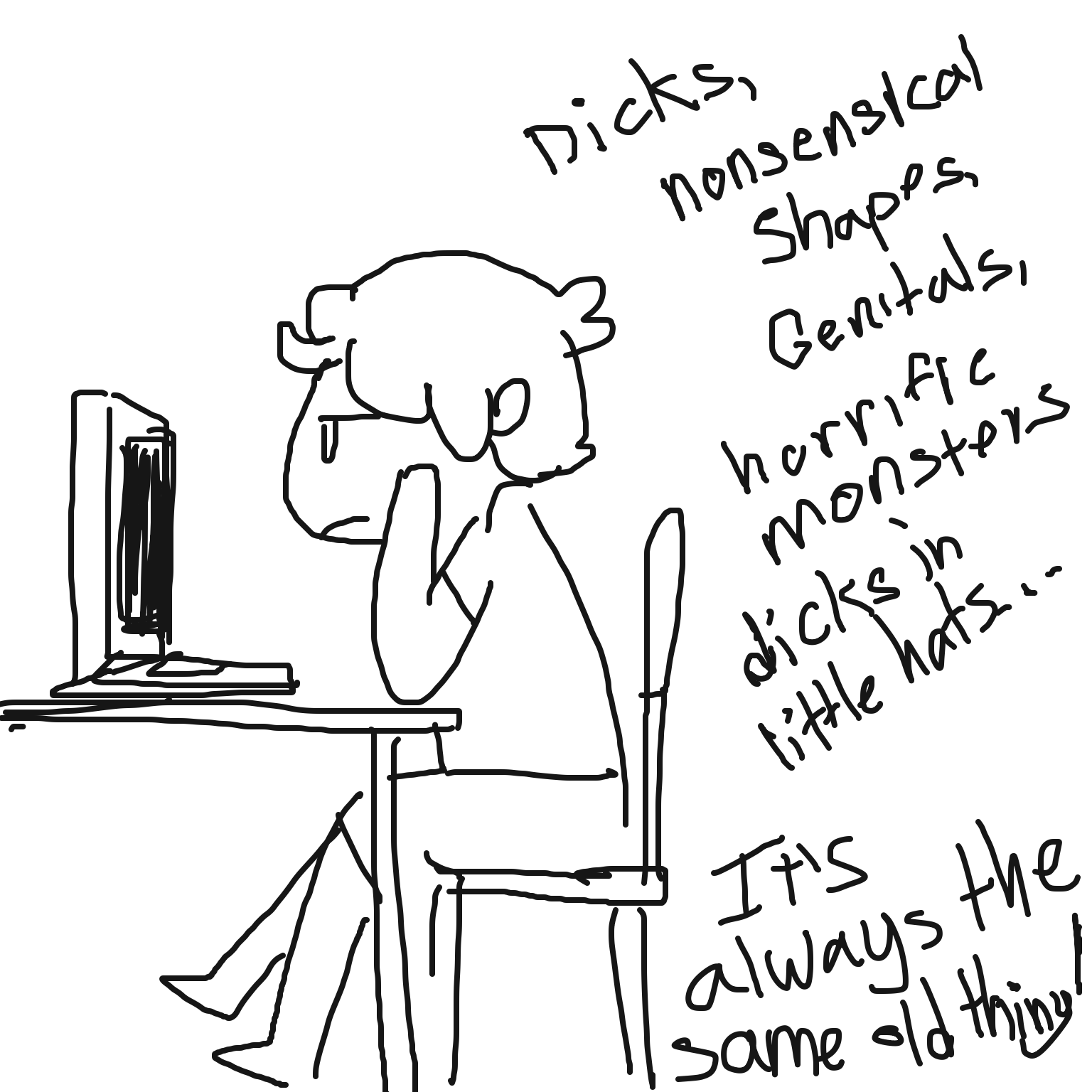  - Online Drawing Game Comic Strip Panel by Juleefish 