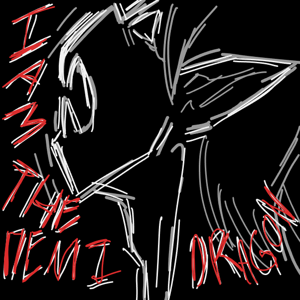 Drawing in The Mighty DemiDragon of Oaz! by pansreader