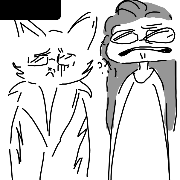 OP and My oc disgusted - Online Drawing Game Comic Strip Panel by pansreader