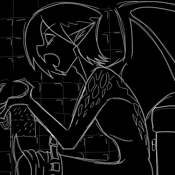 Drawing in The Mighty DemiDragon of Oaz! by SeanTrunks