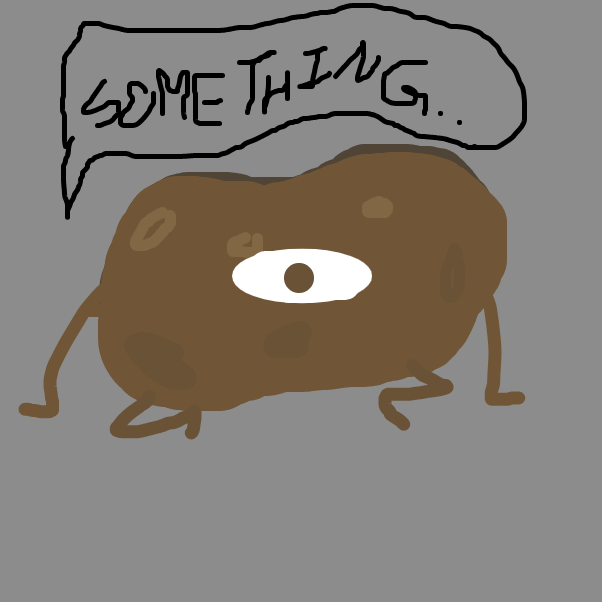 The potato kneels - Online Drawing Game Comic Strip Panel by pansreader