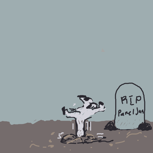 First panel in are we alive? drawn in our free online drawing game
