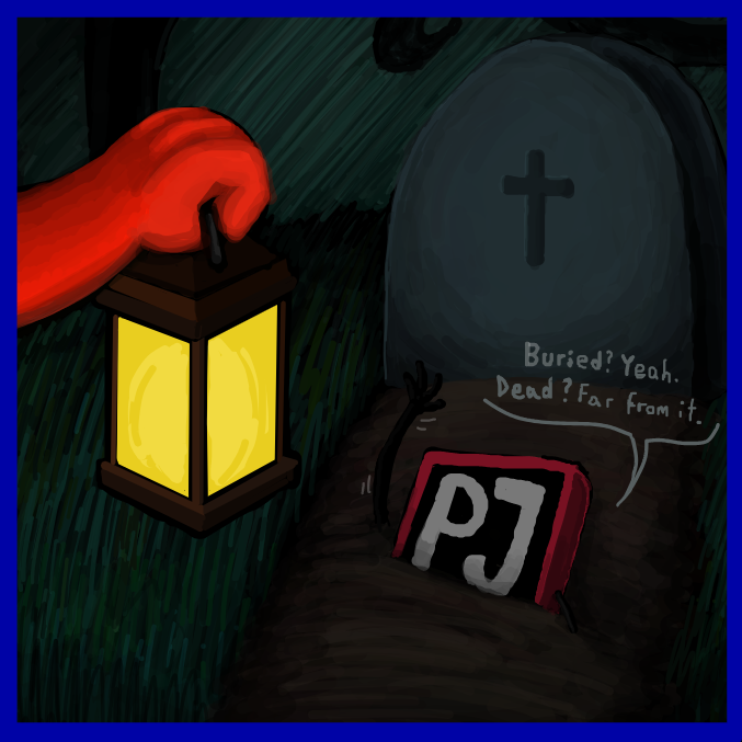 Drawing in Paneljam is dead and buried by 🔲