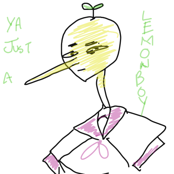 Drawing in YA LEMONBOY by Moonsalami