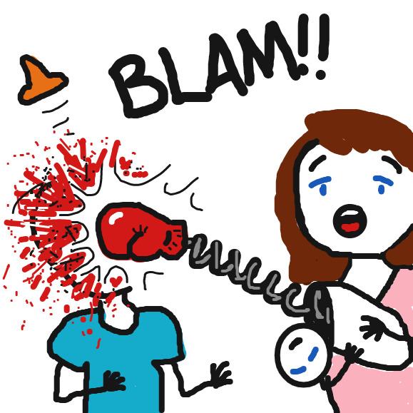 Drawing in Jack in the Box Man by Dogg