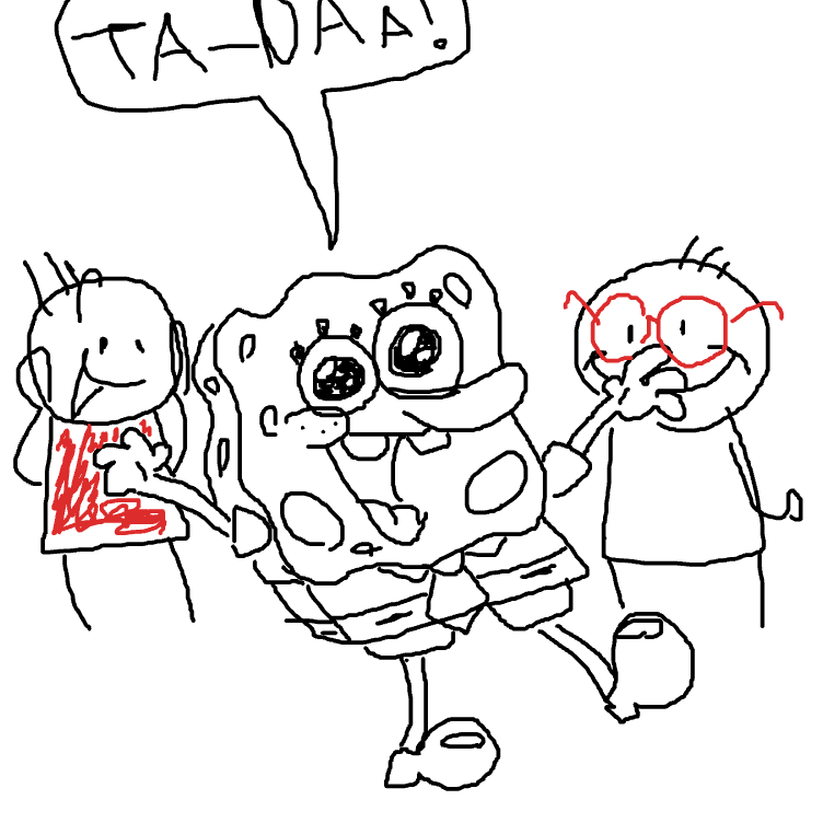 Drawing in DEATH TO PJ by garfieldfan1005