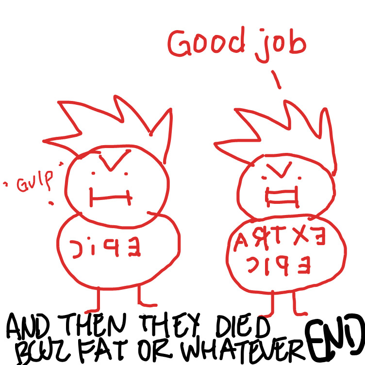 Drawing in Riq's confused adventure (rewritten) by nooz