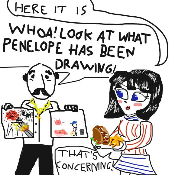  - Online Drawing Game Comic Strip Panel by Vytron