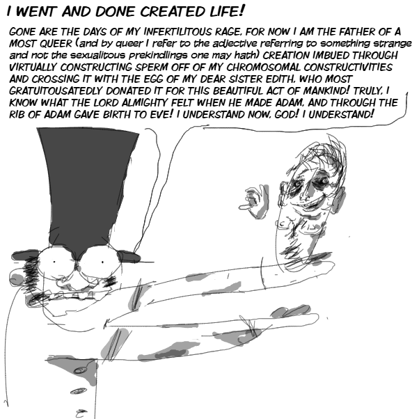 Drawing in The Gafiggle-Pickle Scrumpdagiddilyunctious Riddle by montesquieu