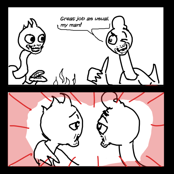 Drawing in Adventure of Stupid Bird 1 by montesquieu