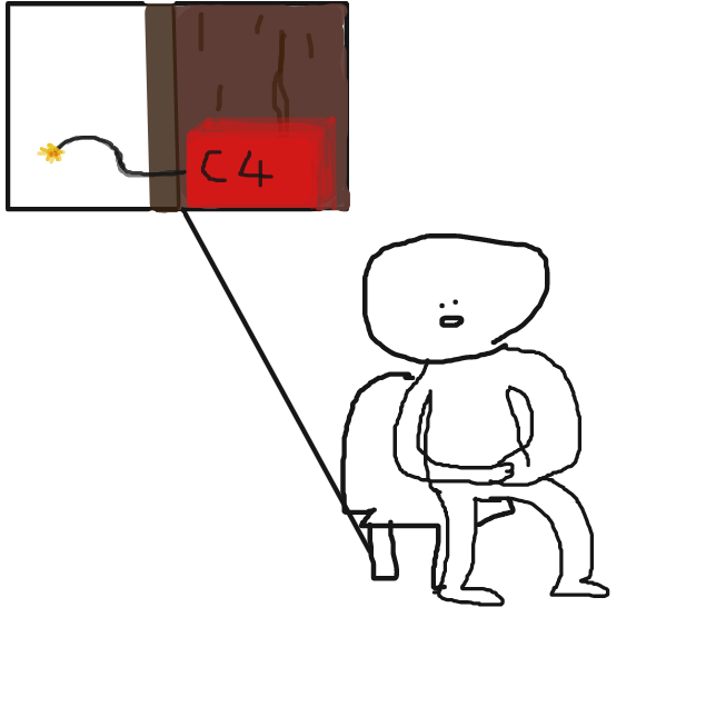 Drawing in okay by NINJA FARTLE