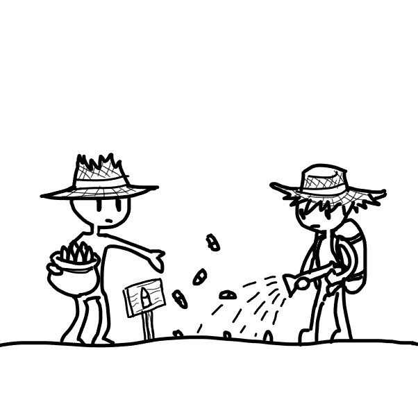 Drawing in Bullet Farming by SeanTrunks