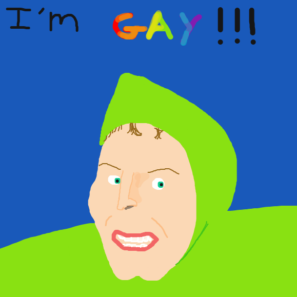 He's gay - Online Drawing Game Comic Strip Panel by Typical_Hetero_Human