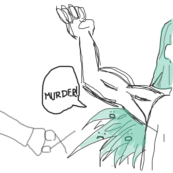 trim the pits please! - Online Drawing Game Comic Strip Panel by emmeanais 