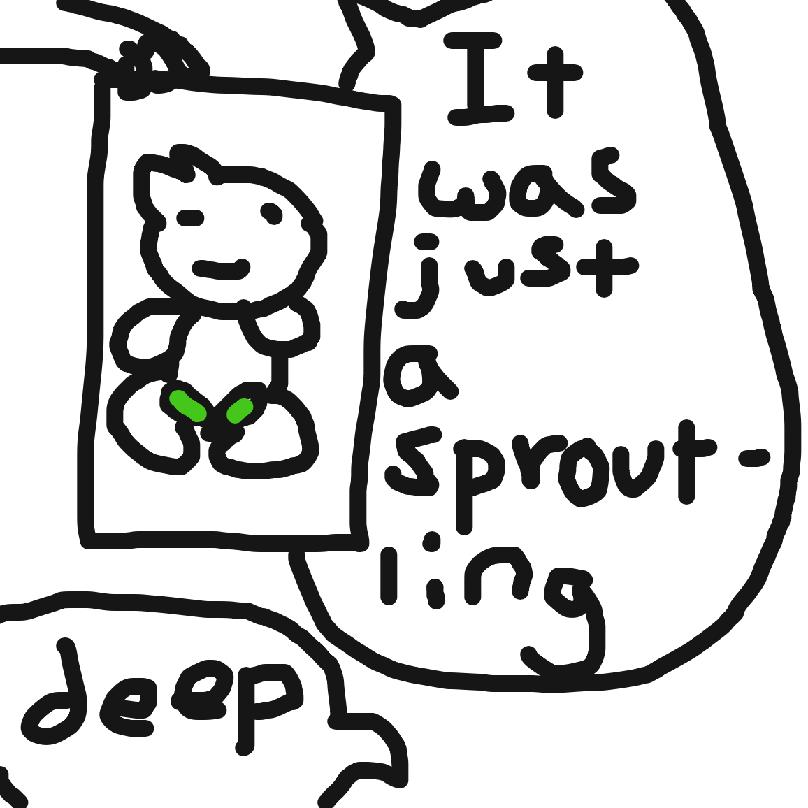 Drawing in Jalapeñis Origins, Still by unfortunate fool