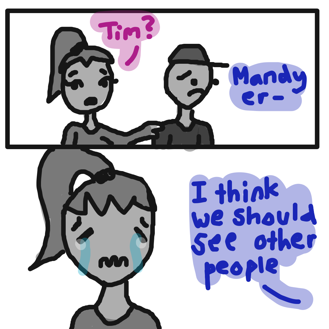 lol - Online Drawing Game Comic Strip Panel by unfortunate fool