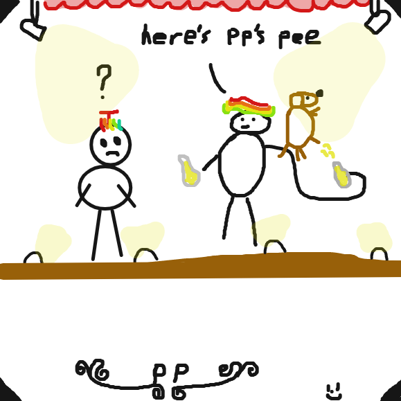 World premiere of "PP"! - Online Drawing Game Comic Strip Panel by Typical_Hetero_Human