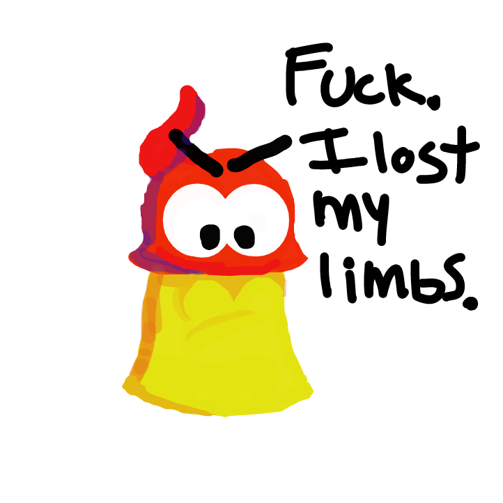 Drawing in plok by NegaPosi