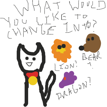 He is given an offer. - Online Drawing Game Comic Strip Panel by 54OSiD