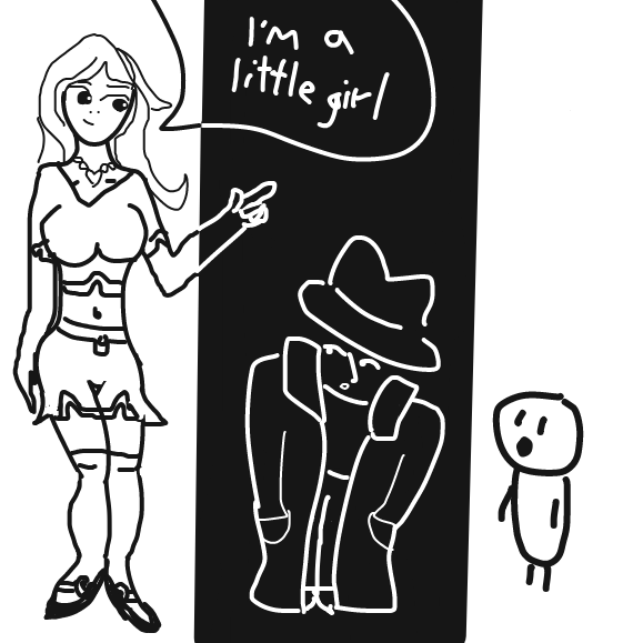 Looks can be deceiving. - Online Drawing Game Comic Strip Panel by Vytron