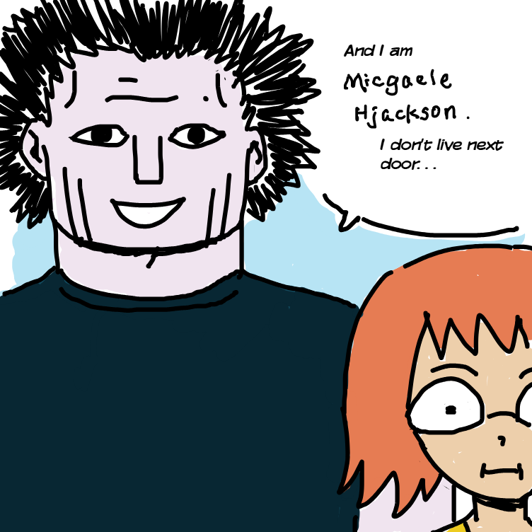 Drawing in micgaele hjackson by nooz