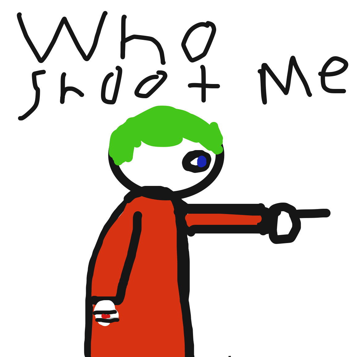 Drawing in Who shot the arrow at Steven  by Nonexistent 