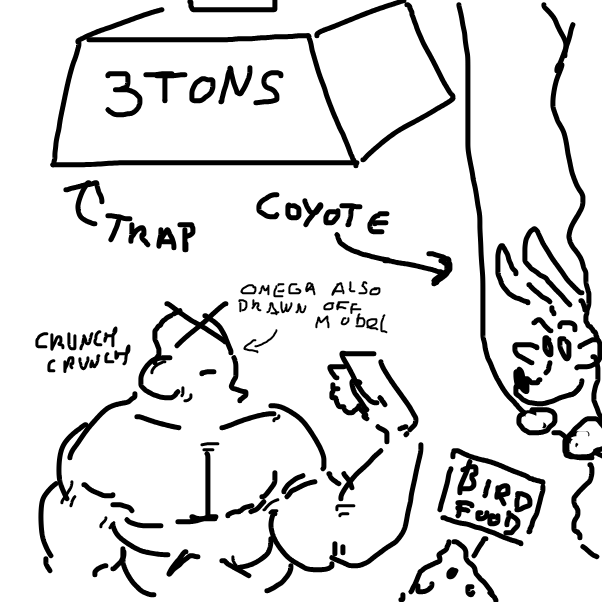 Drawing in omega finds a city by The Real Peyocay